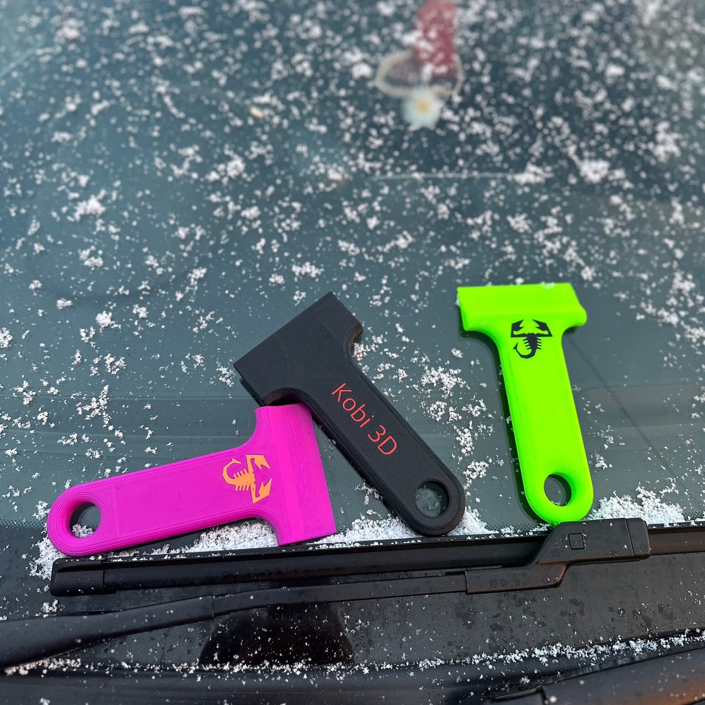 3D printed ice scraper