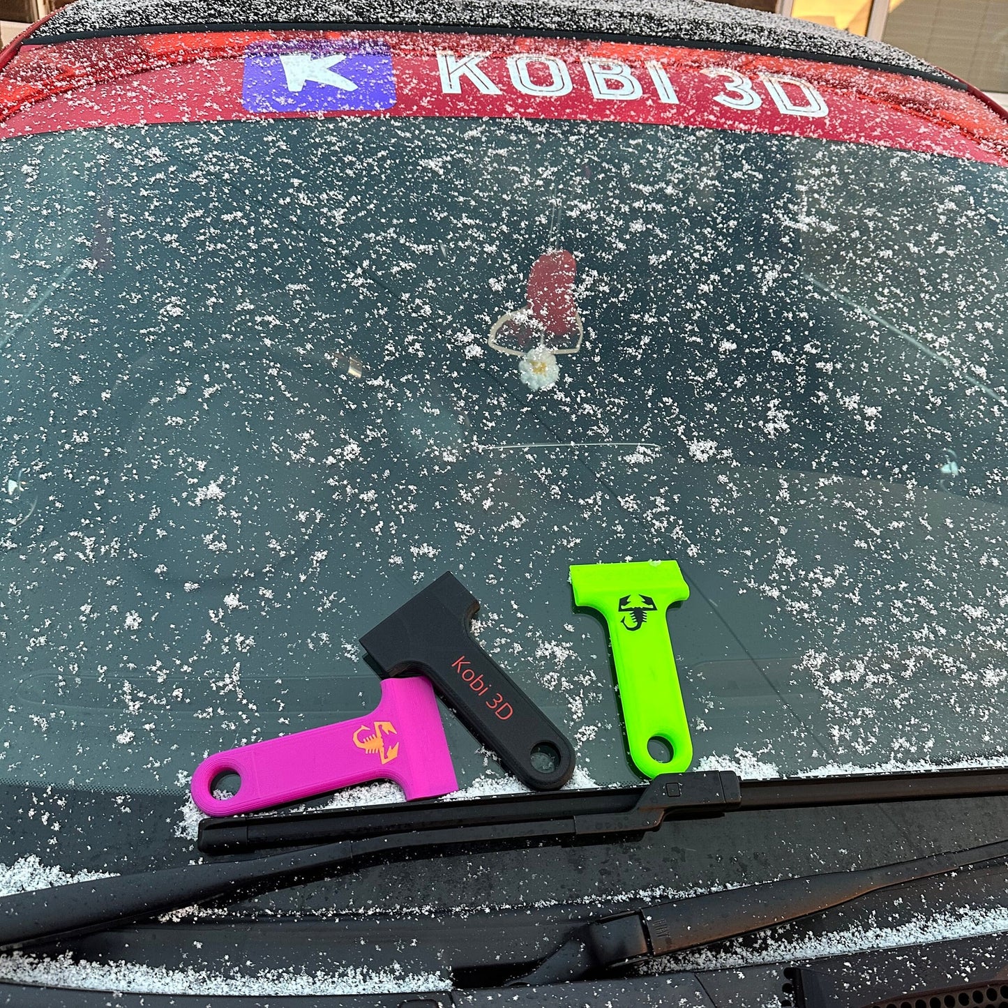 3D printed ice scraper