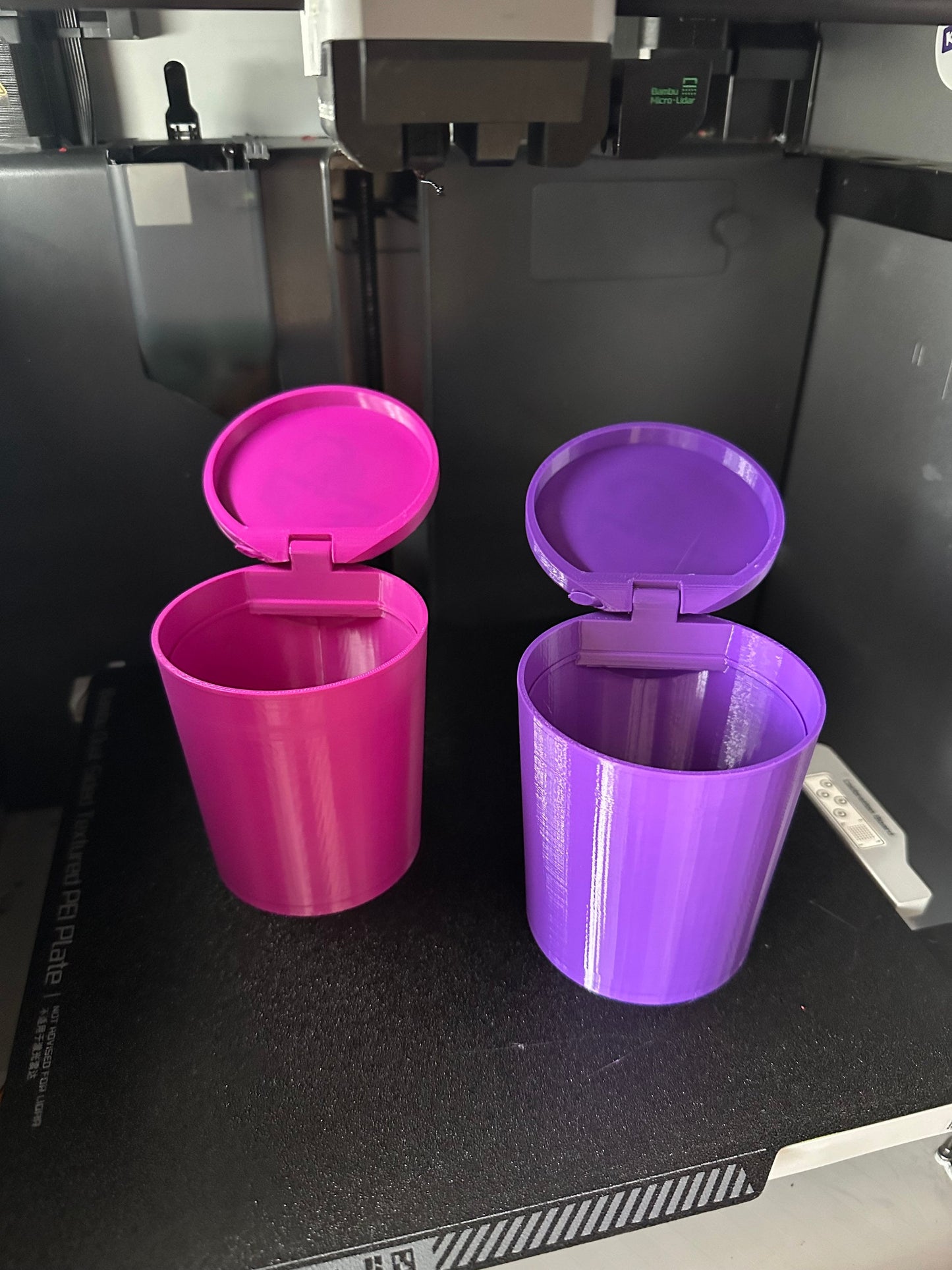 3D printed cupholder bin