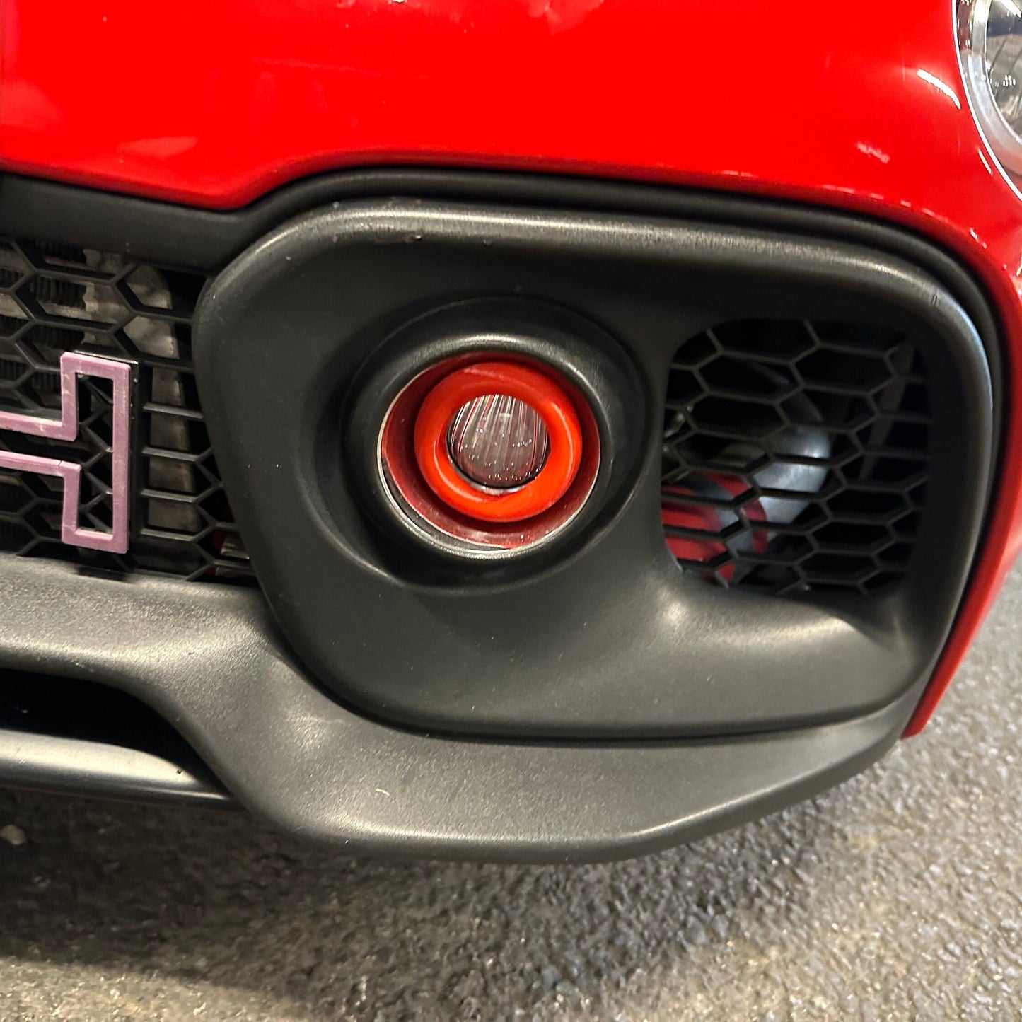 Abarth Fog light covers