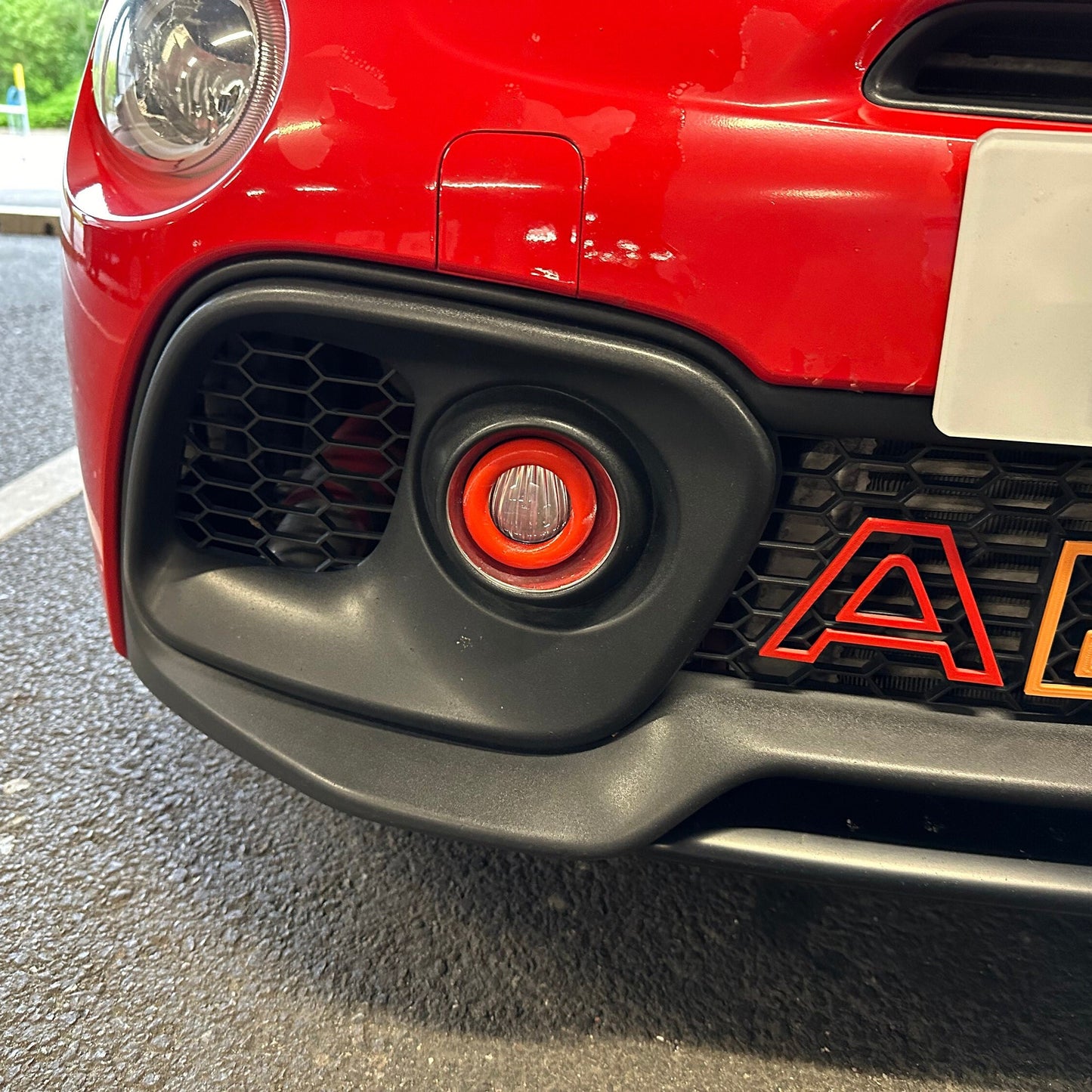 Abarth Fog light covers
