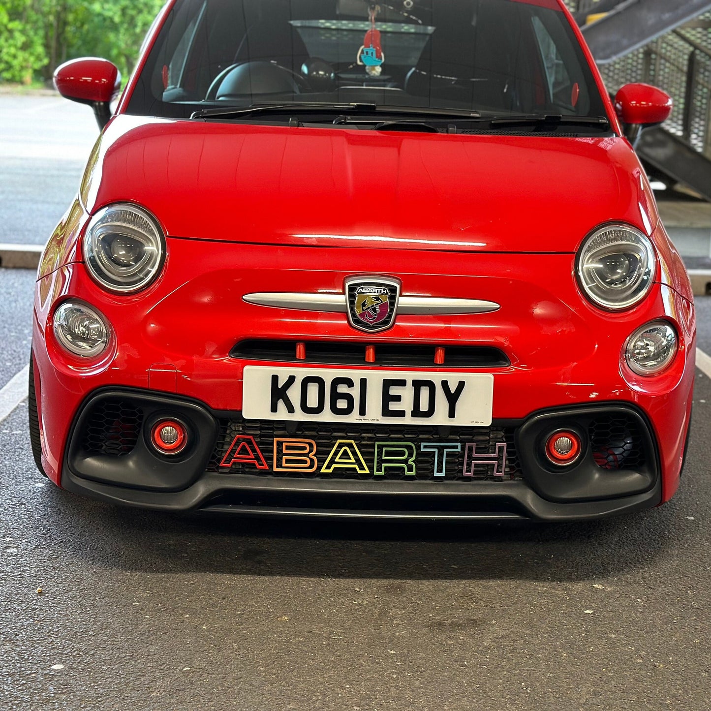 Abarth Fog light covers