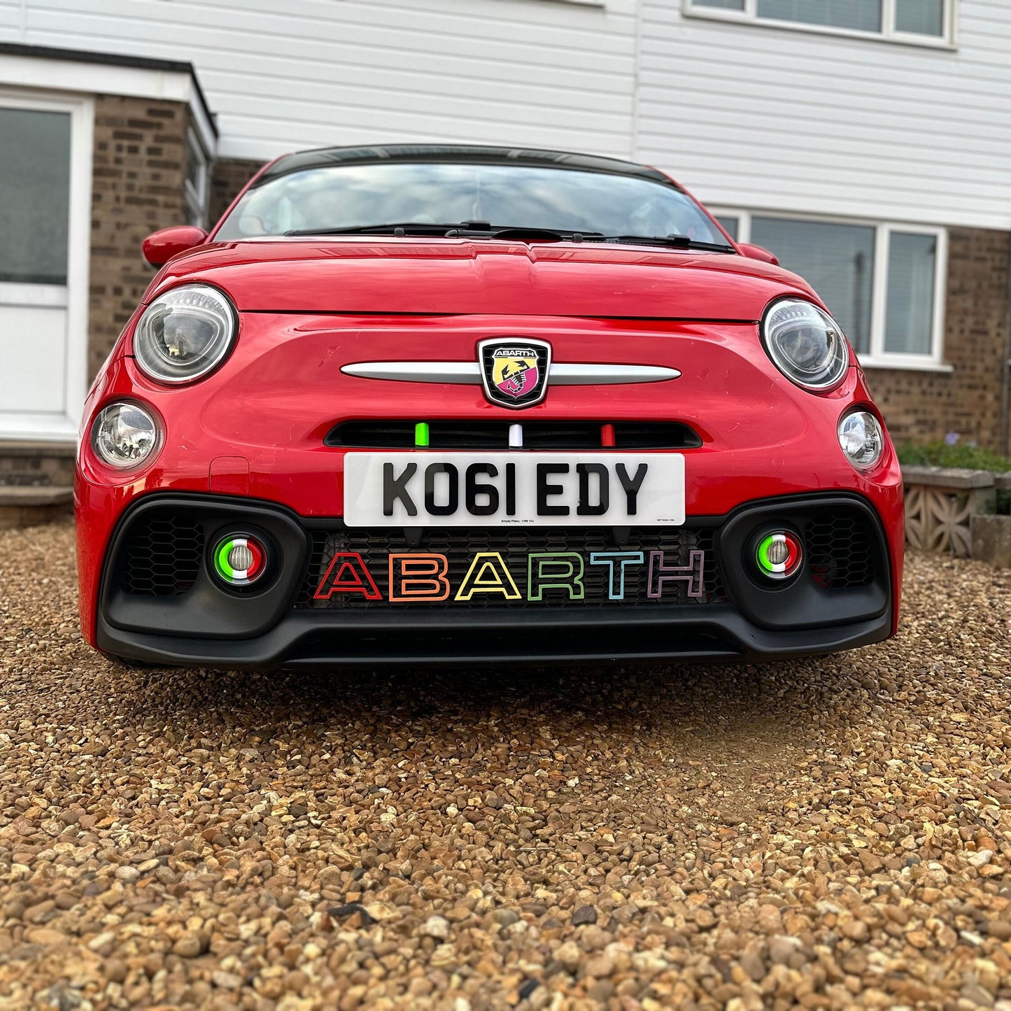 Abarth Fog light covers
