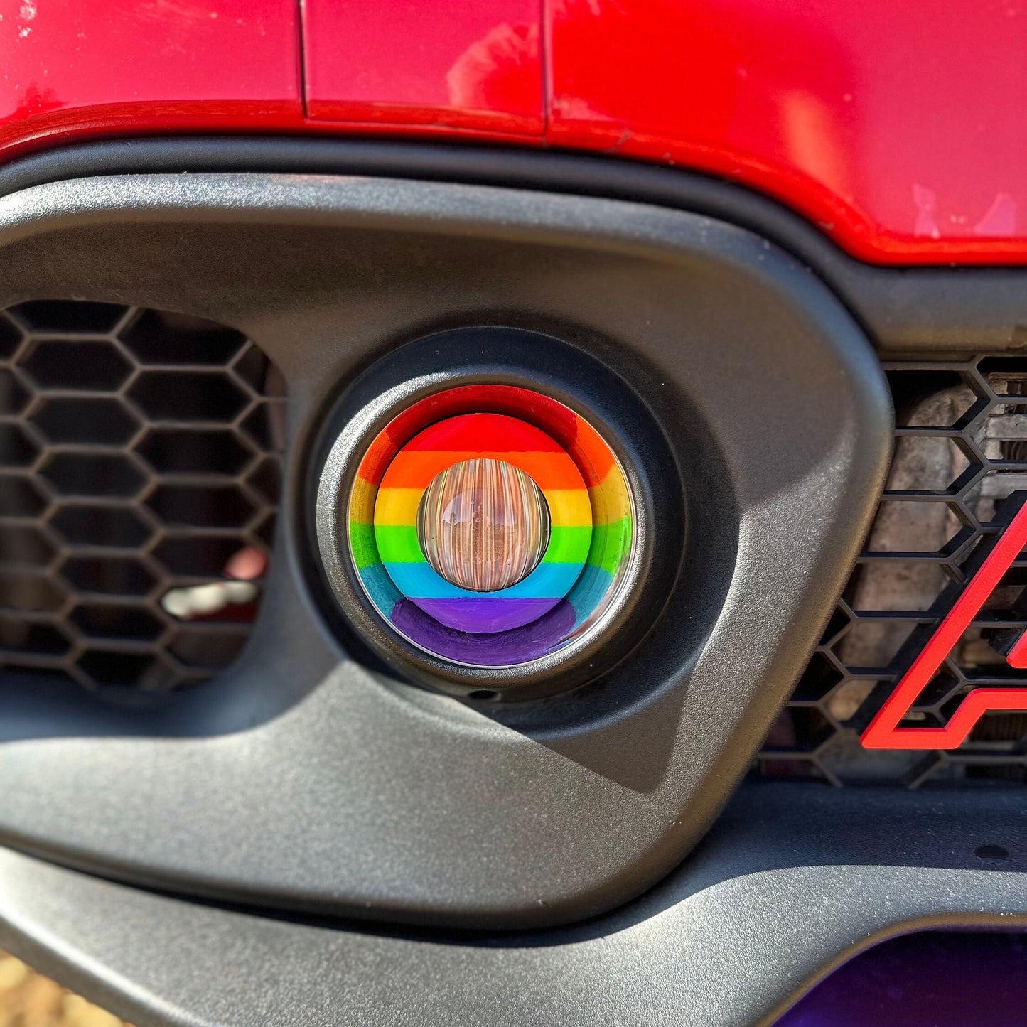LGBT gay pride Abarth Fog light covers