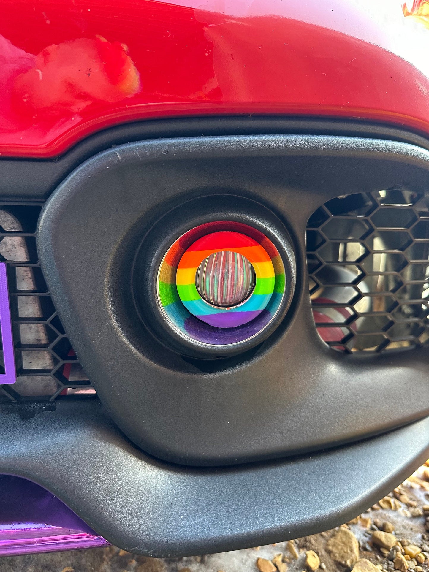 LGBT gay pride Abarth Fog light covers