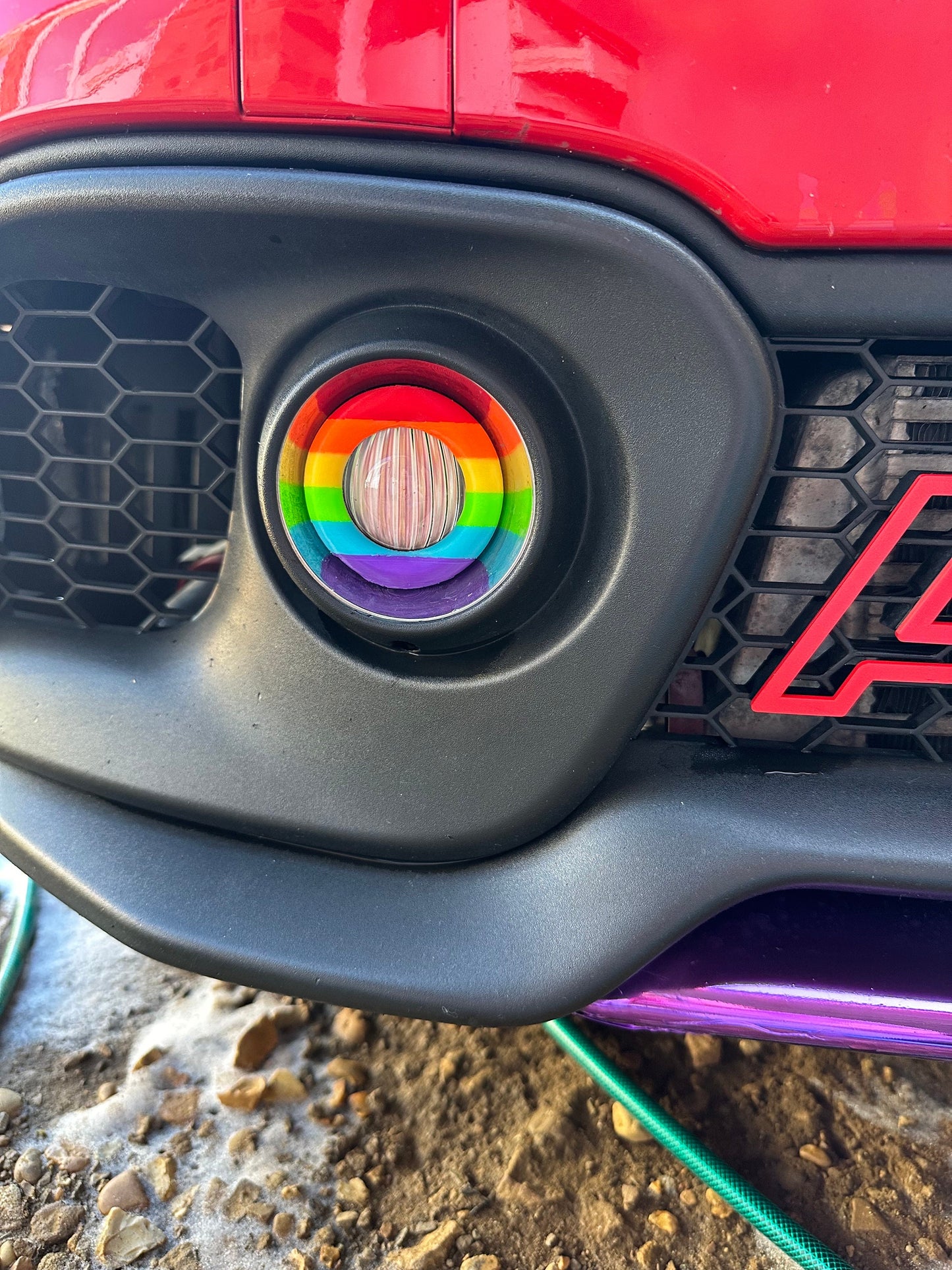 LGBT gay pride Abarth Fog light covers