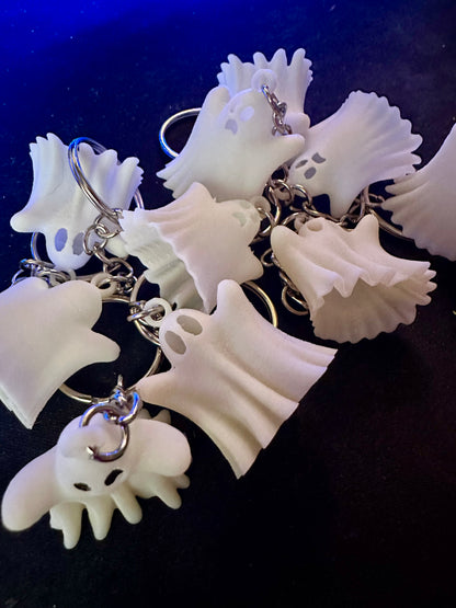 Ghost keyring party pack, glow in the dark