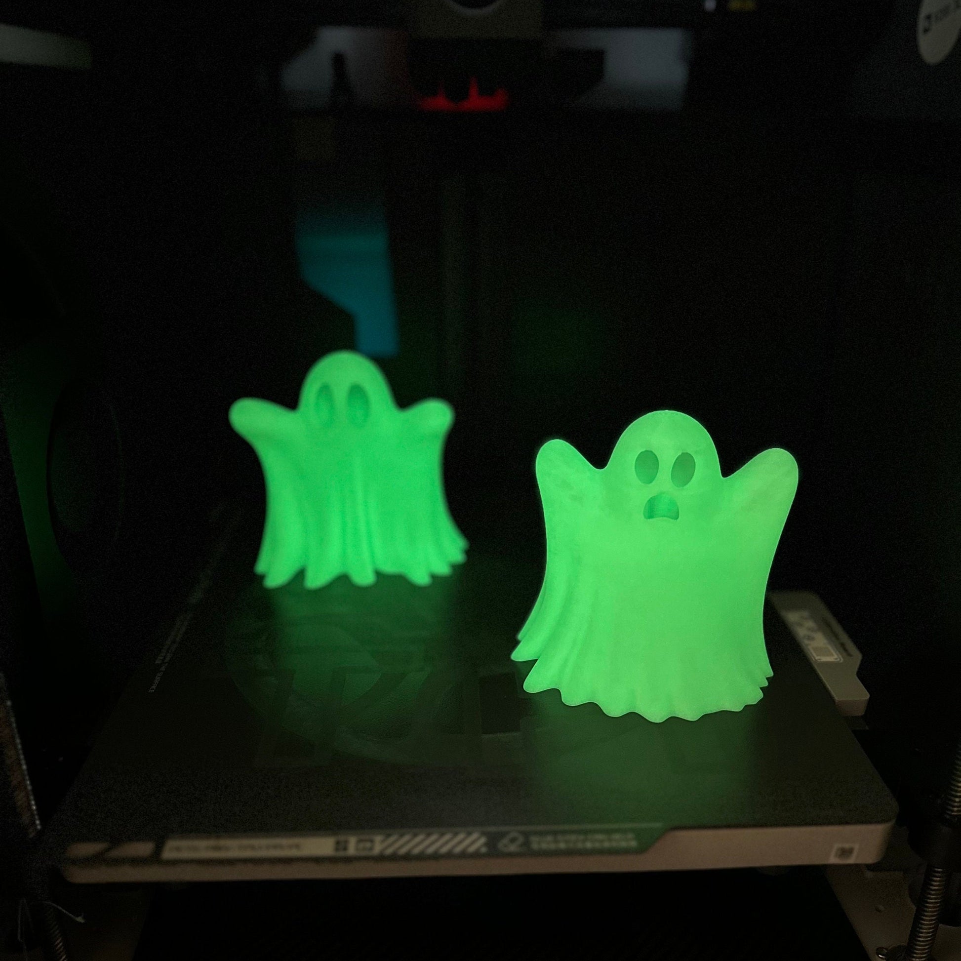 3D printed glow in the dark Ghosts