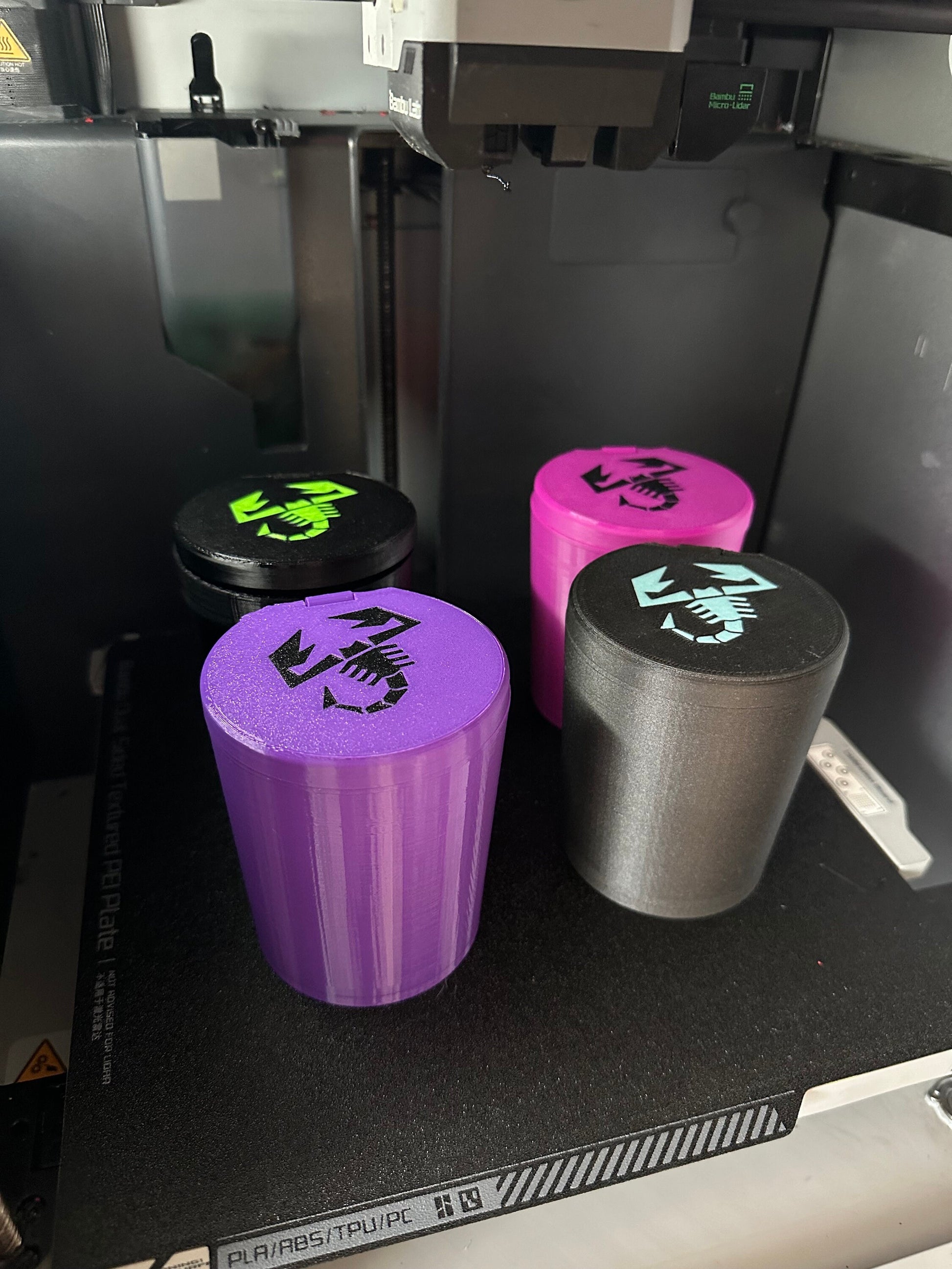 3D printed cupholder bin